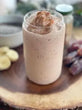 Frozen Banana, Peanut Butter, Apple Juice, Date Smoothie Mix